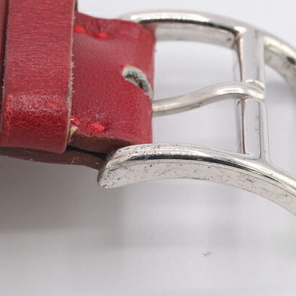 Hermes Replacement Strap, 17mm Width, Red Box Calf, C Stamp, Manufactured in ... - Picture 8 of 8